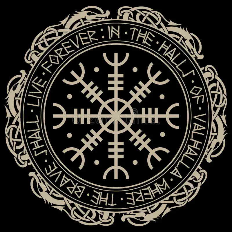 The Aegishjalmur, or Helm of Awe is an ancient Norse symbol of protection.