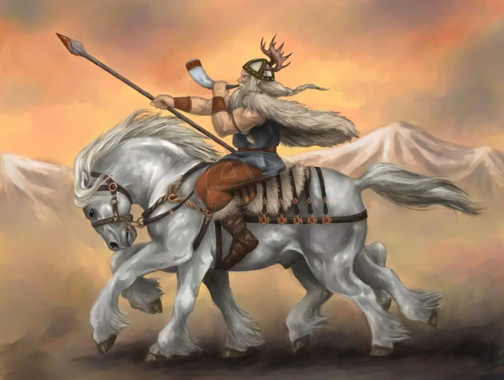 Sleipnir was also a symbol of Odin's unparalleled power.