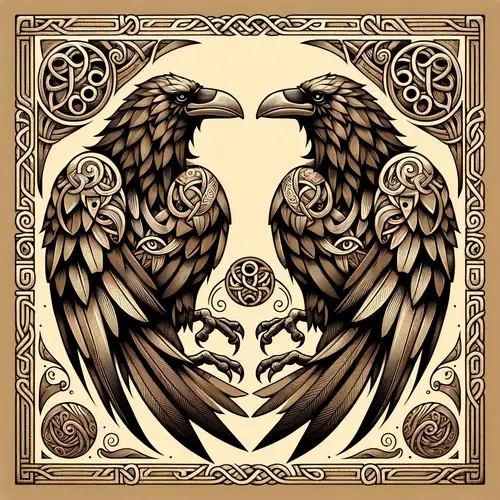 Odin's Ravens - Huginn and Muninn