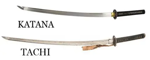 The Tachi sword is generally longer and moe curved than the famous Katana Sword