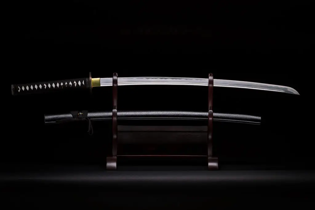 The ancient Japanese Katana Sword