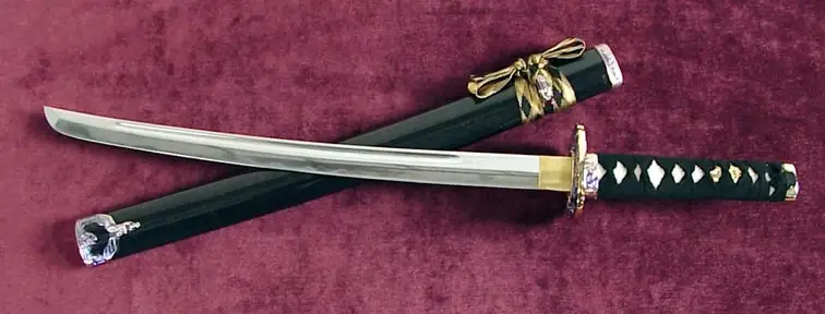 The Wakizashi blade is perfect for close combat. It is also often used for ritual sucide 