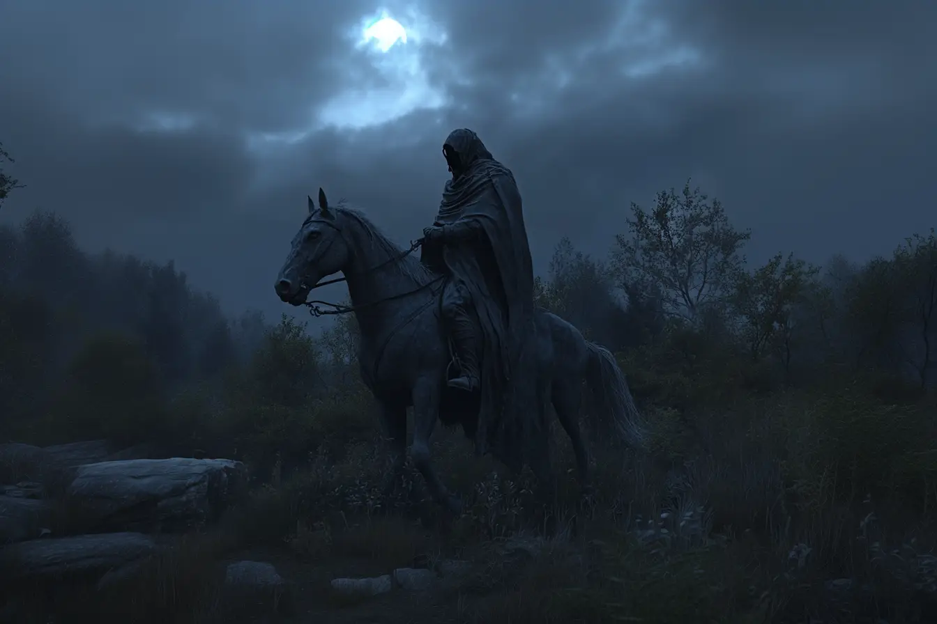 The Dullahan || headless horseman in Irish Mythology.