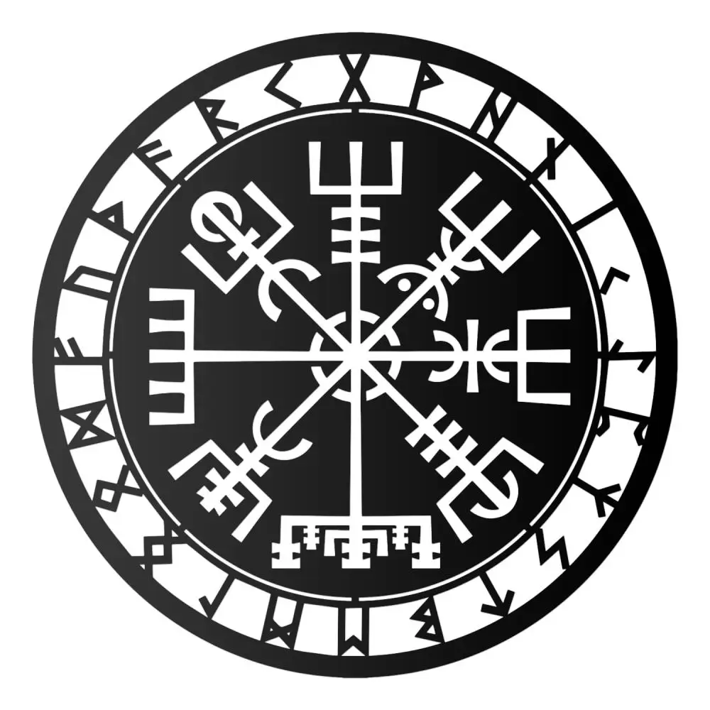 The Viking Compass - Vegvisir is a Norse symbol of protection and guidance