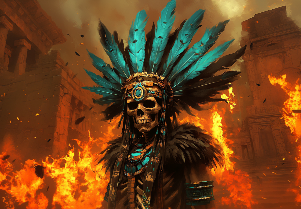 Mictlantecuhtli || god of the dead and ruler of Mictlan in Aztec mythology