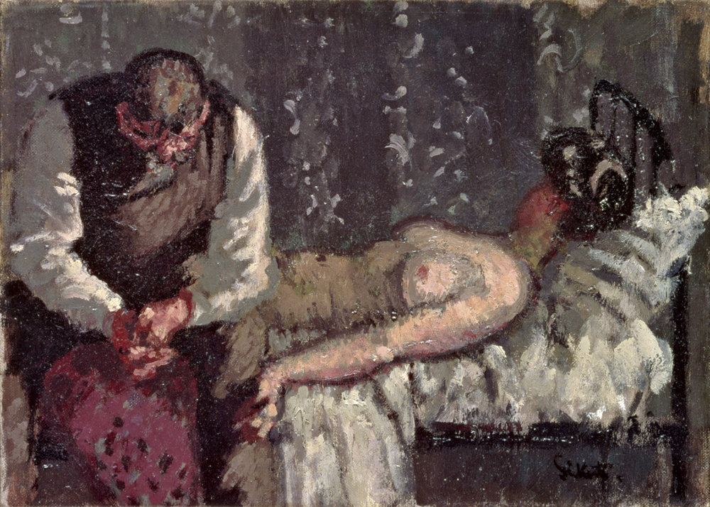 The Camden Town Murder || Walter SIckert Painting used to by skeptics to suggest his association with Jack the ripper. 