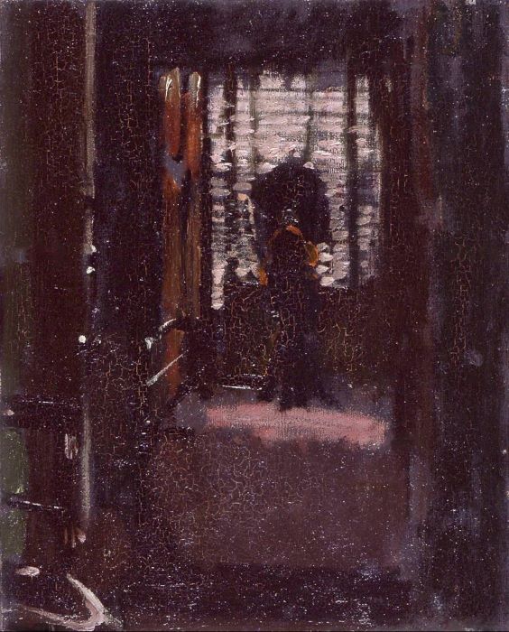 Jack the ripper's Bedroom by Walter Sickert|| Used as eveidence to link him to the jack the ripper murders. 