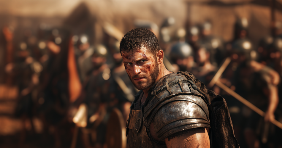 Spartacus leading the third servile war.