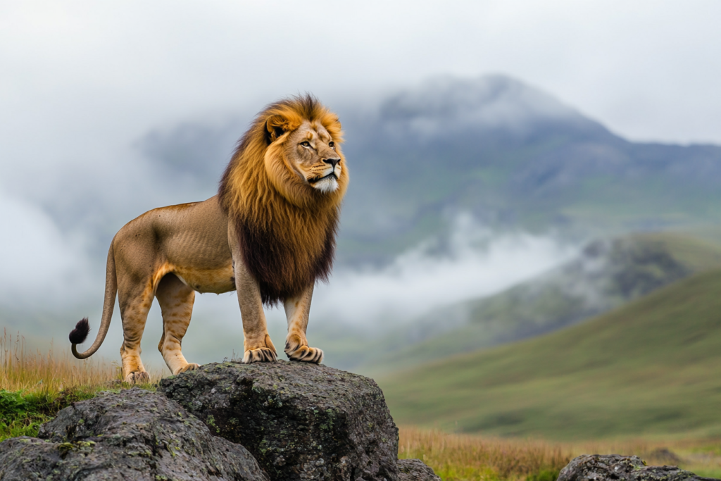 These lions were once Native to Europe. Although Shorter than thier african counterparts. Roman and Greek art often featured these animals. 