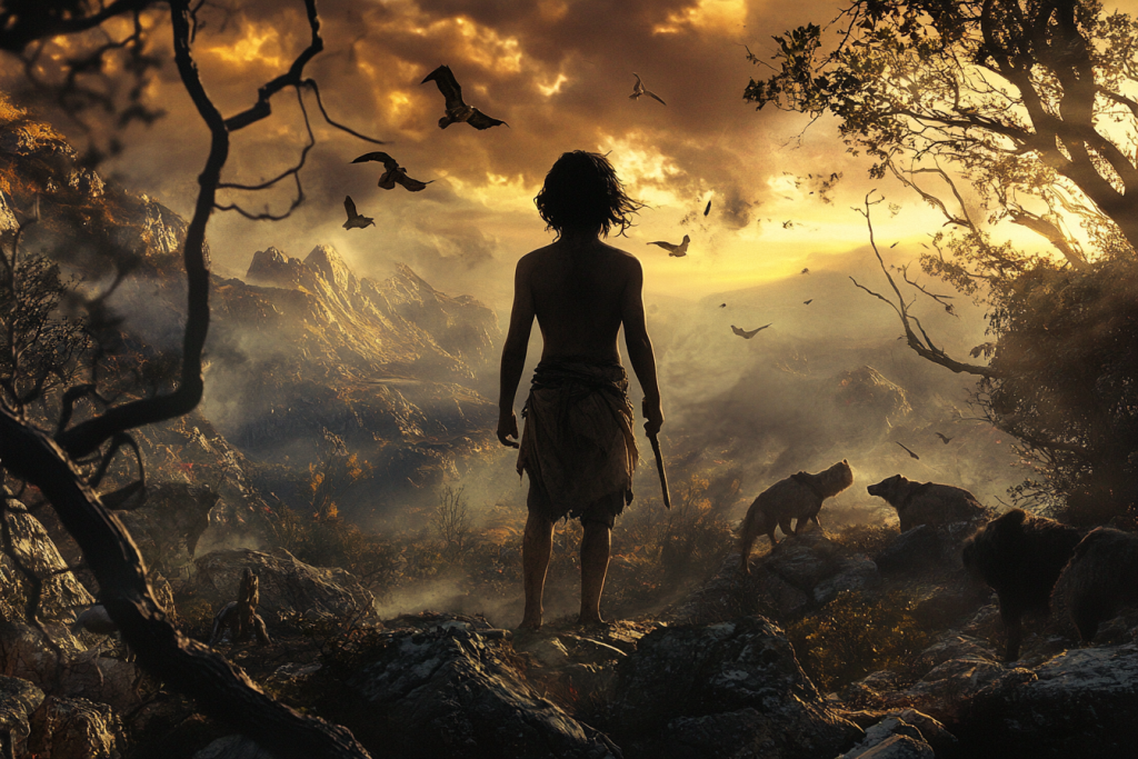 Spartan Boys were often Forced into the wilderness alone. ||The spartans did this to build independence and strength.